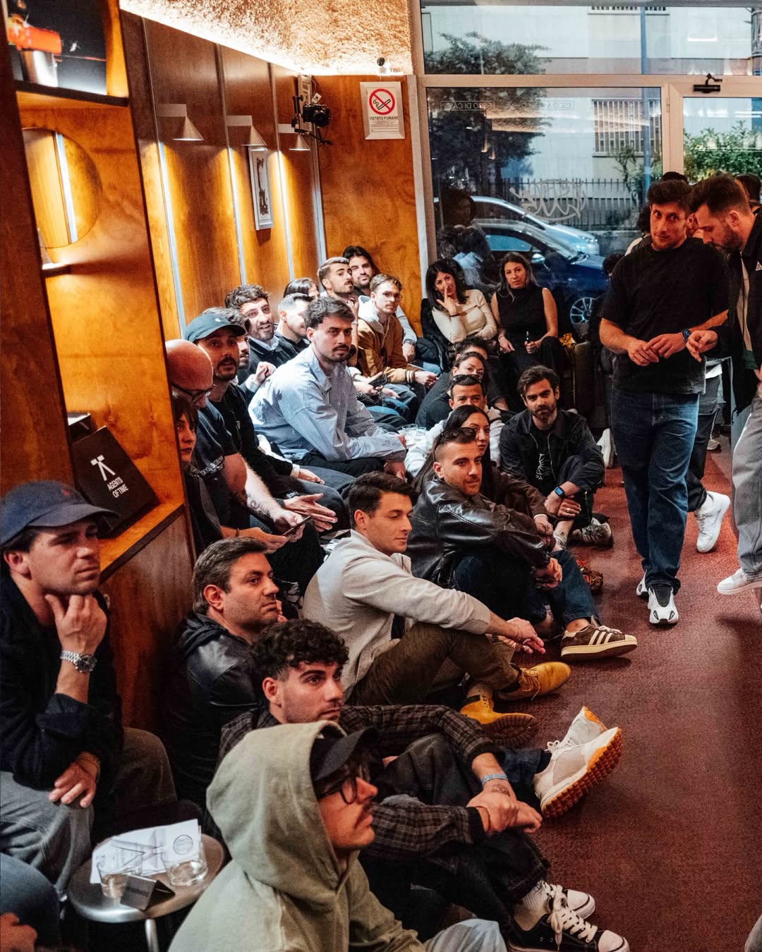 ESCO listening crowd
